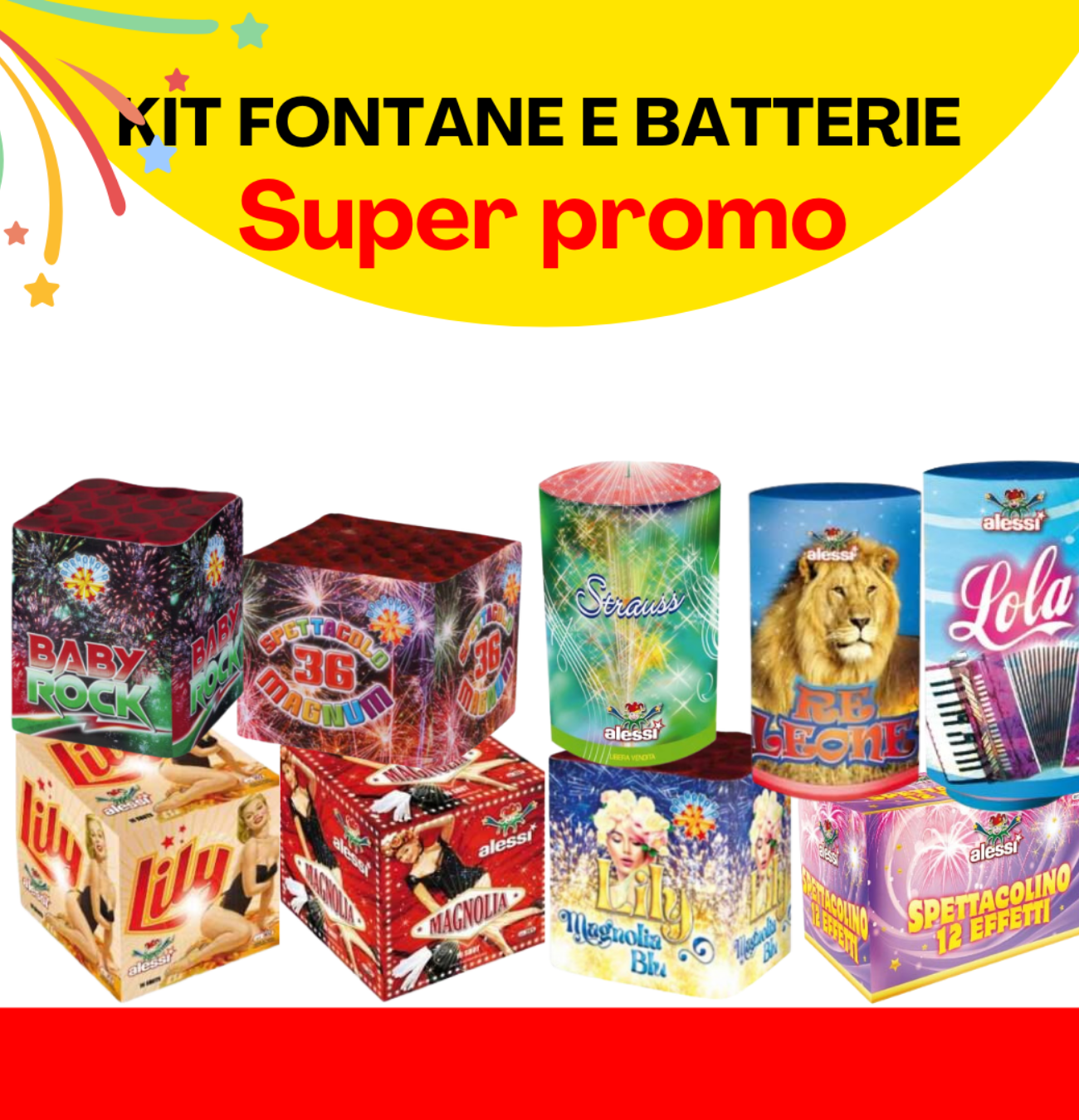 KIT FONTANE E BATTERIE